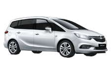 Car Hire Leigh - Vauxhall Zafira 5 + 2 - Minibus hire Leigh